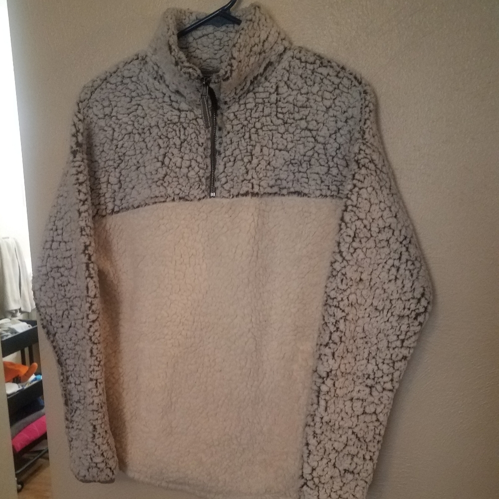 Maurice's Grey and White Pullover, XS